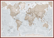 WM00275_L_LBDOK - The World Is Art - Wall Map Neutral