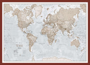 WM00275_S_PINOK - The World Is Art - Wall Map Neutral