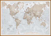WM00275_L_LBWTE - The World Is Art - Wall Map Neutral