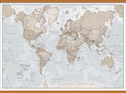 WM00275_L_LWDHB - The World Is Art - Wall Map Neutral