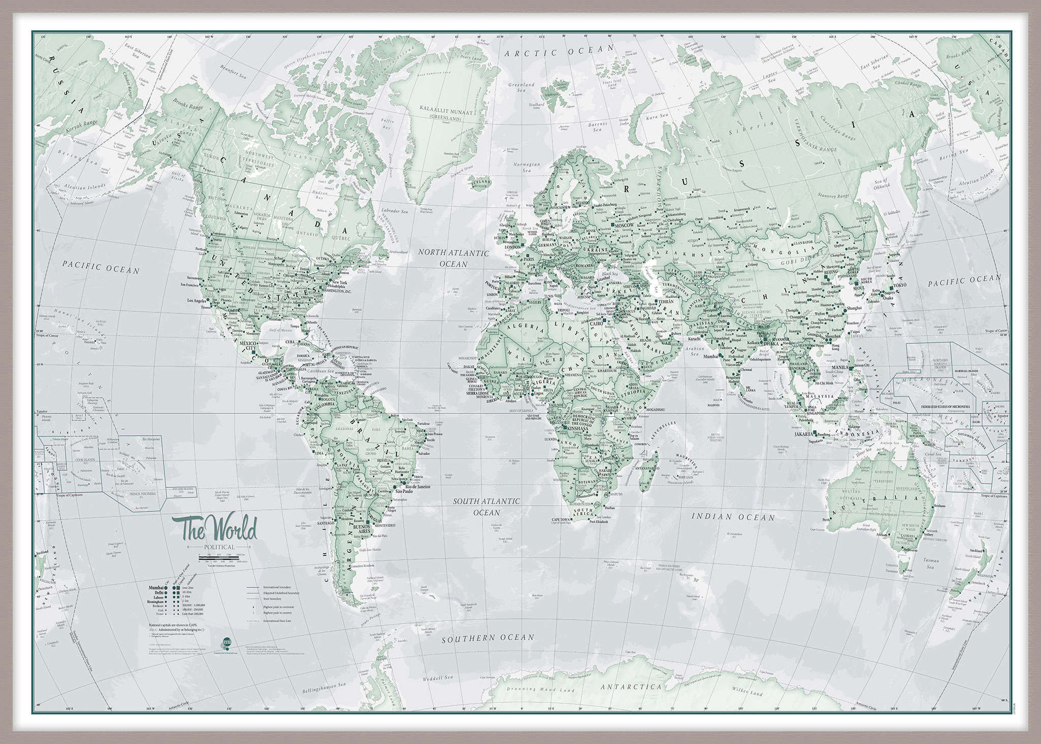 WM01227_L_MGFAL - The World Is Art - Wall Map Rustic