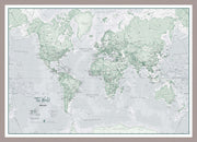 WM01227_M_PINAL - The World Is Art - Wall Map Rustic