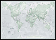 WM01227_L_LBDBL - The World Is Art - Wall Map Rustic