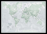 WM01227_S_PINBL - The World Is Art - Wall Map Rustic