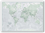 WM01227_H_CANVA - The World Is Art - Wall Map Rustic