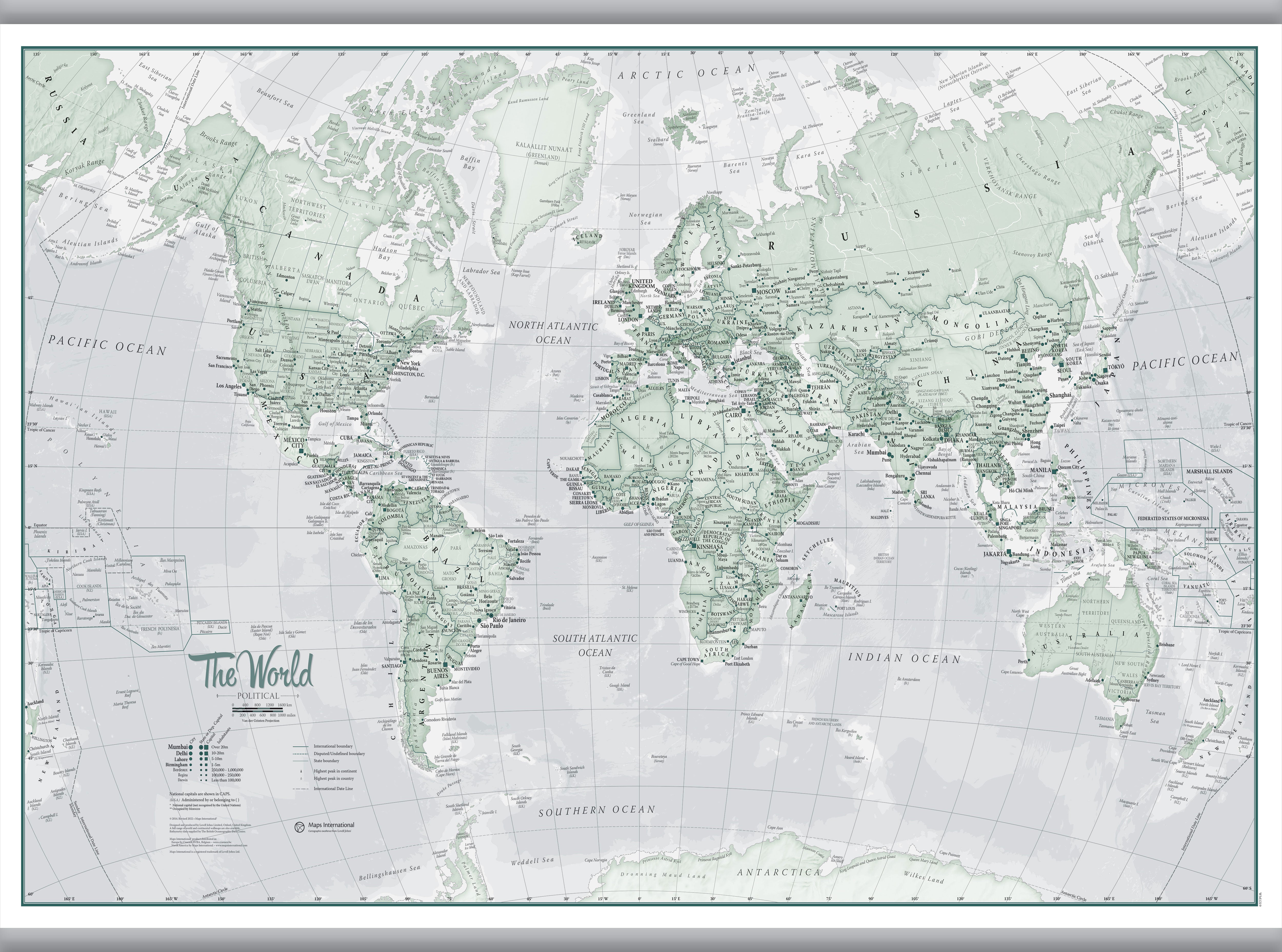 WM01227_L_LAMHB - The World Is Art - Wall Map Rustic