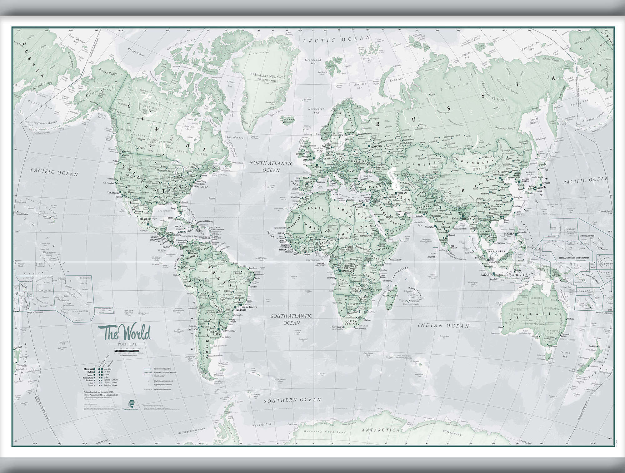 WM01227_S_LAMHB - The World Is Art - Wall Map Rustic
