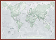 WM01227_H_LBDOK - The World Is Art - Wall Map Rustic
