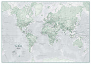 WM01227_M_CANRL - The World Is Art - Wall Map Rustic