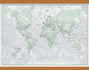 WM01227_M_CWDHB - The World Is Art - Wall Map Rustic