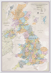 UK01636_L_LMBRD - UK Classic Wall Map