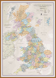 UK01636_L_WDTEA - UK Classic Wall Map