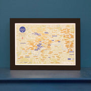 UK01732_3_BWBLA - English Heritage Scratch Off London's Blue Plaques Print