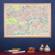 UK01751_L_LBDOK - Vintage Map of London Poster