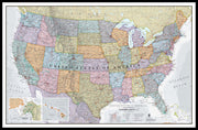 CM01635_L_LBDBL - USA Classic Wall Map