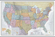 CM01635_L_LAMHB - USA Classic Wall Map