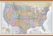 CM01635_L_LWDHB - USA Classic Wall Map