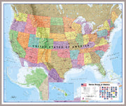 CM00021_L_MGFAL - USA Wall Map Political