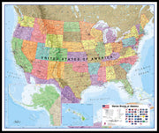 CM00021_H_LBDBL - USA Wall Map Political