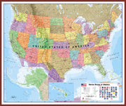 CM00021_L_LBDOK - USA Wall Map Political