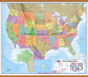 CM00021_H_LWDHB - USA Wall Map Political