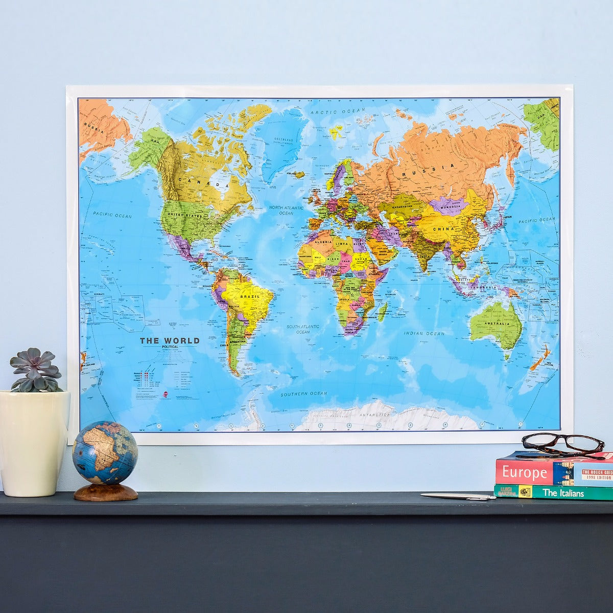 WM00001_M_FSLAM - World Political Map