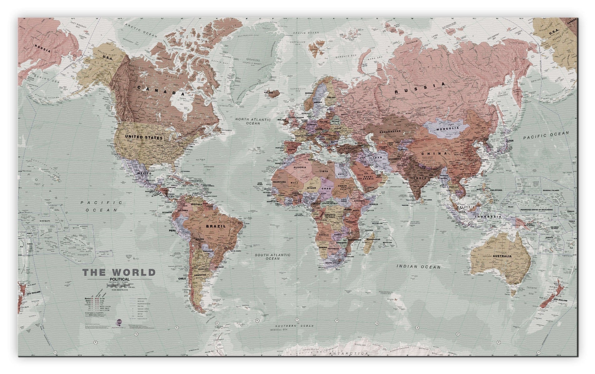WM00671_L_CANVA - Executive World Wall Map Political