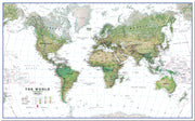 WM00402_H_LMBRD - World Wall Map Environmental White Ocean