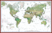 WM00402_H_LBDOK - World Wall Map Environmental White Ocean