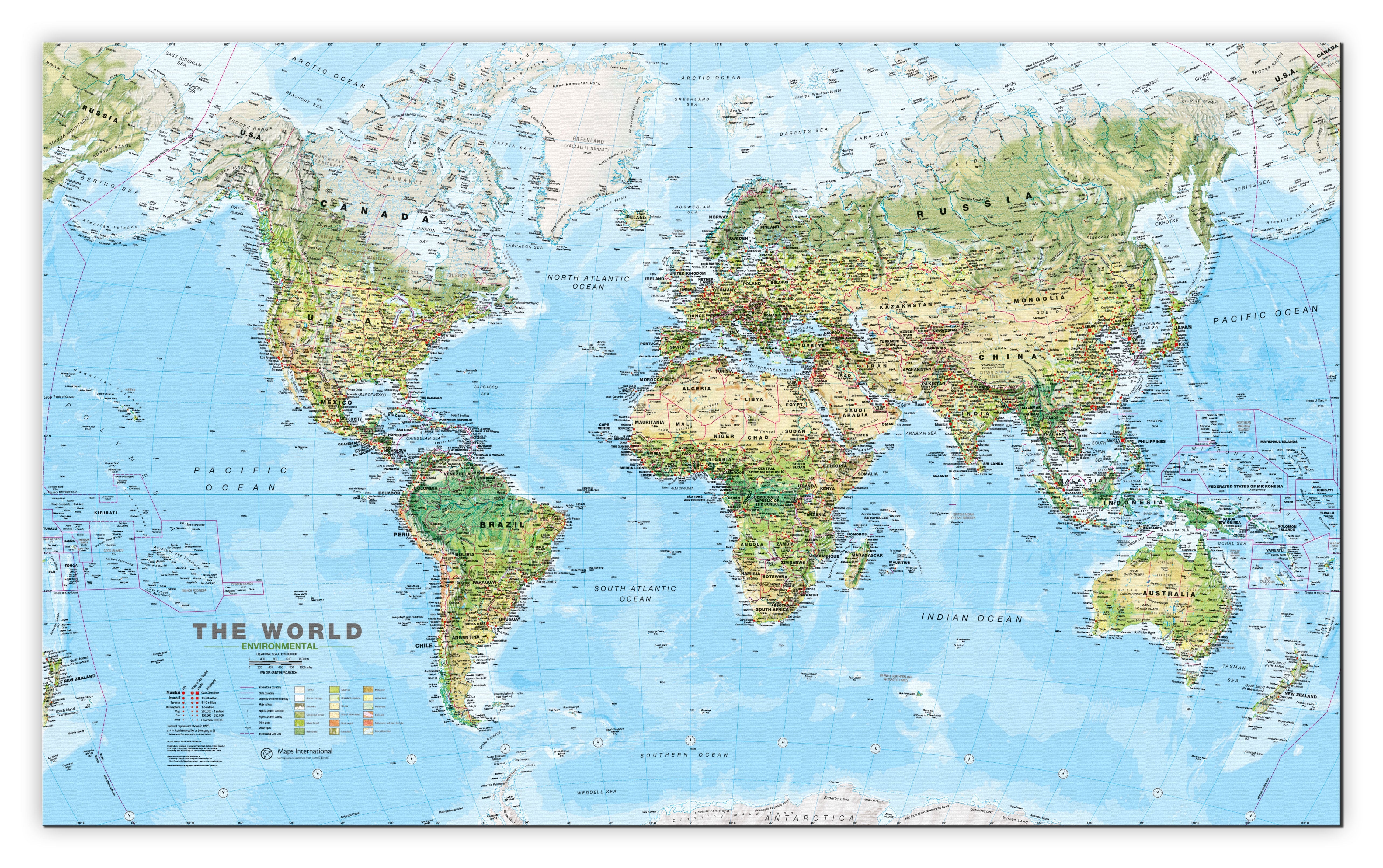 WM00008_L_CANVA - World Wall Map Environmental