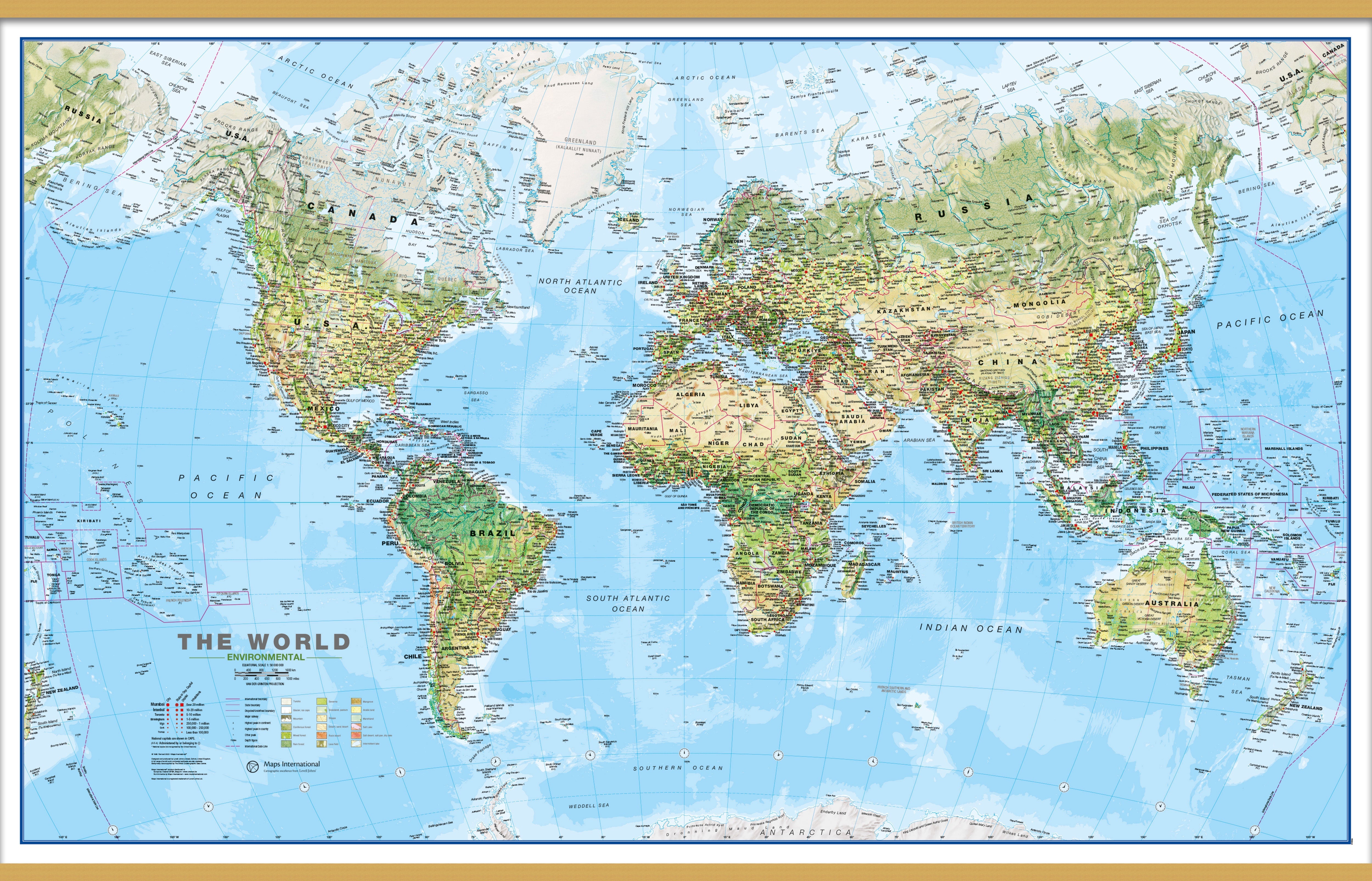 WM00008_H_LWDHB - World Wall Map Environmental