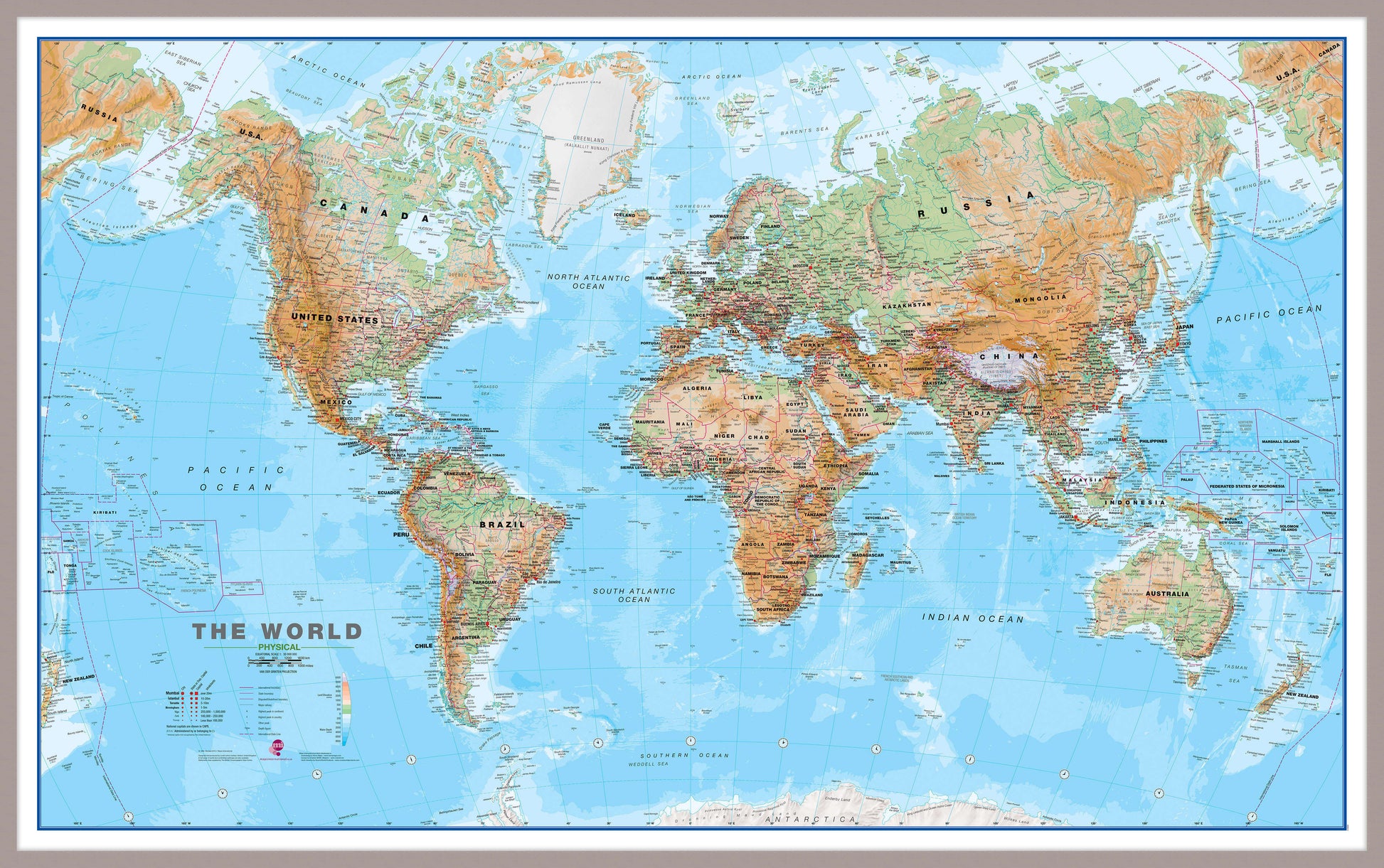 WM00912_L_LBDAL - Topographic Map of the World