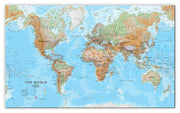 WM00912_H_CANVA - Topographic Map of the World
