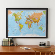 WM00001_M_WDBLA - World Political Map