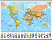 WM00002_M_LAMHB - Political World Map with country flags