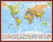 WM00002_S_PINOK - Political World Map with country flags