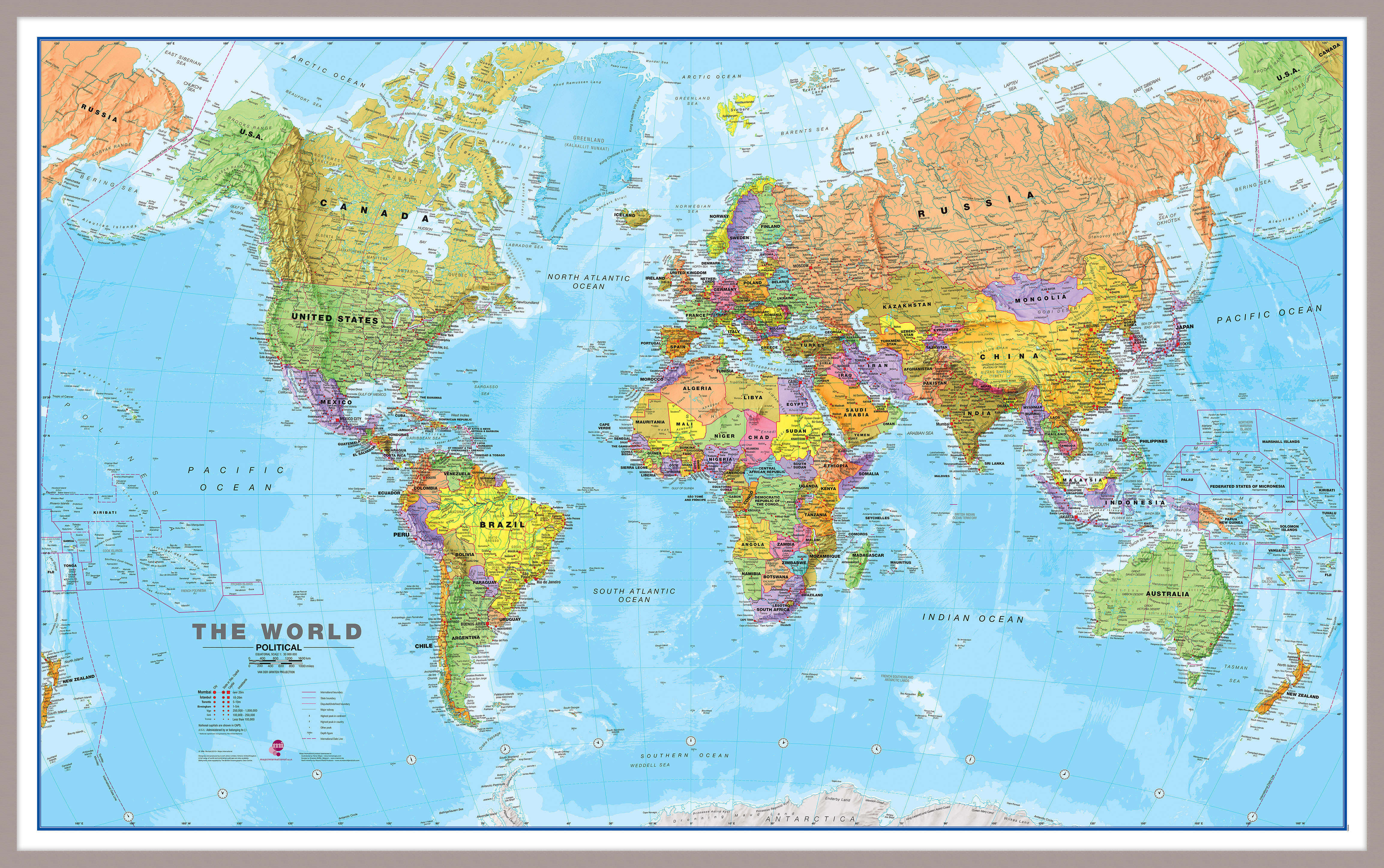 WM00001_L_MGFAL - World Political Map