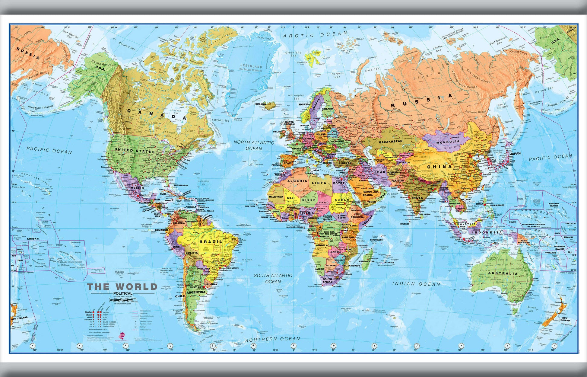 WM00001_M_CANHB - World Political Map