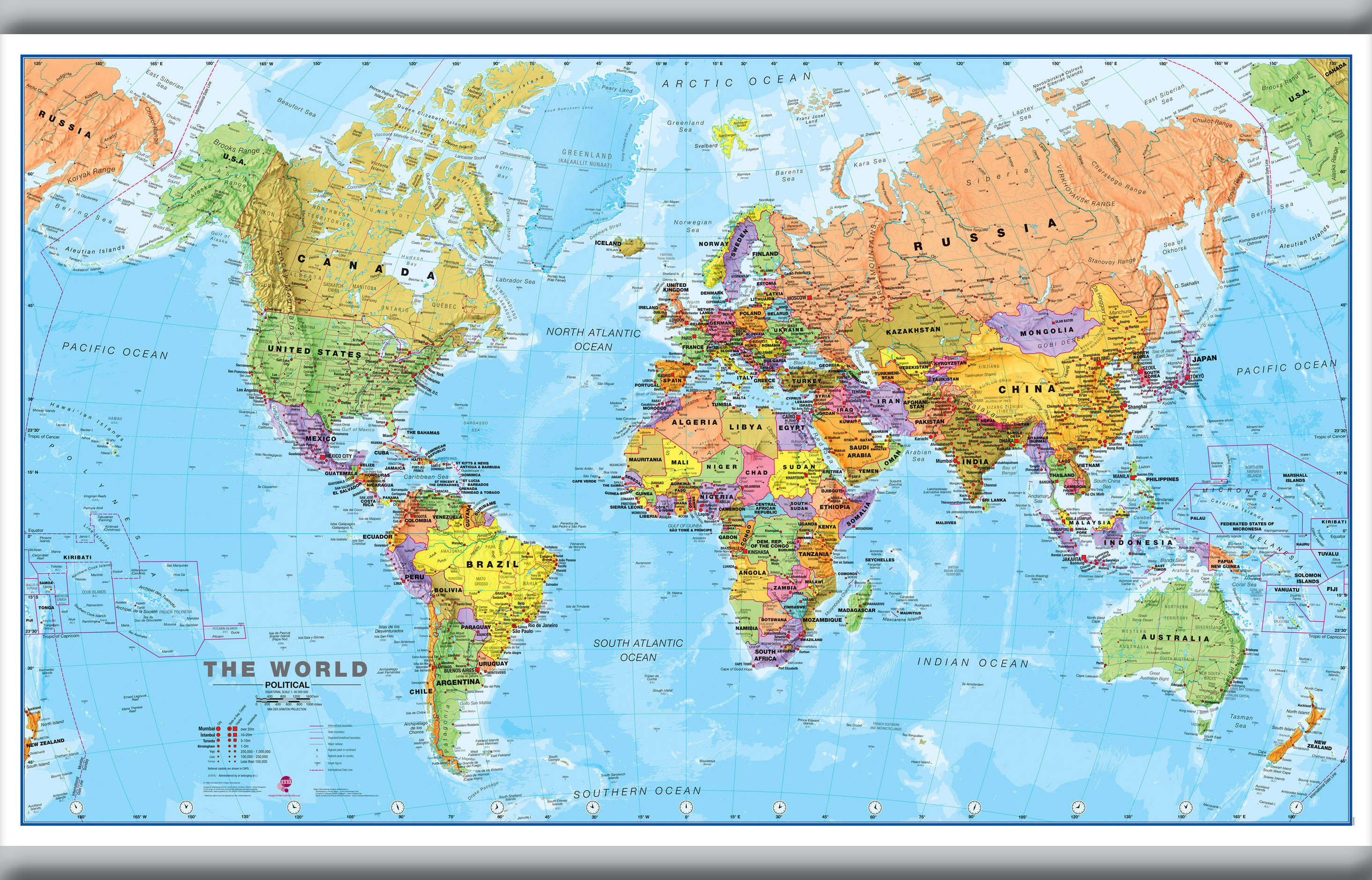 WM00001_M_CANHB - World Political Map