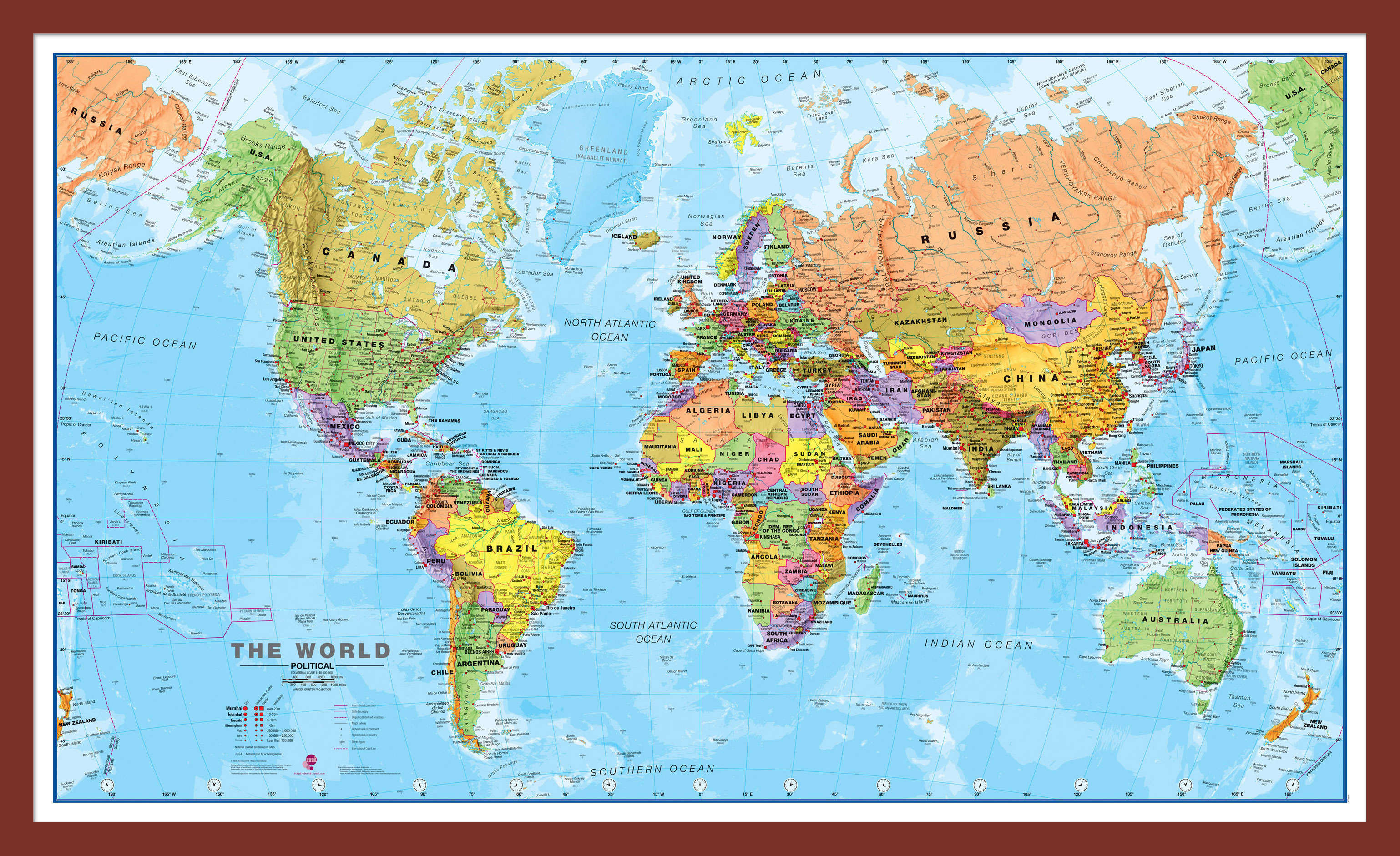 WM00001_M_PINOK - World Political Map