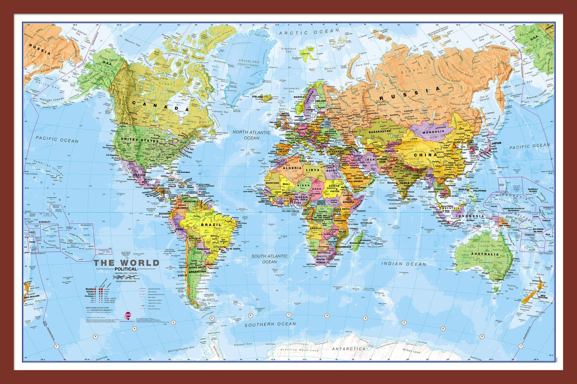 WM00001_S_PINOK - World Political Map