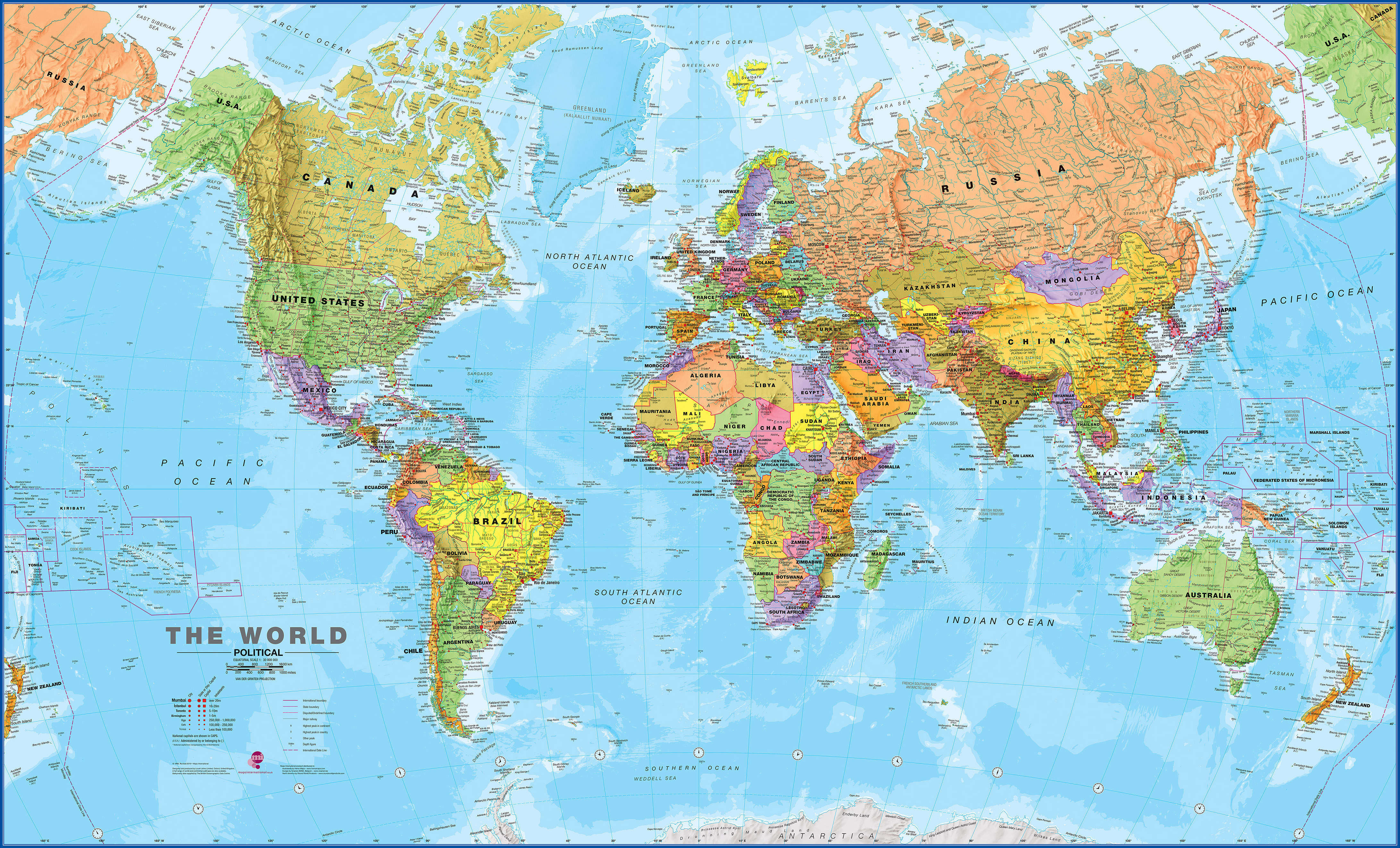 WM00001_L_LAMIN - World Political Map