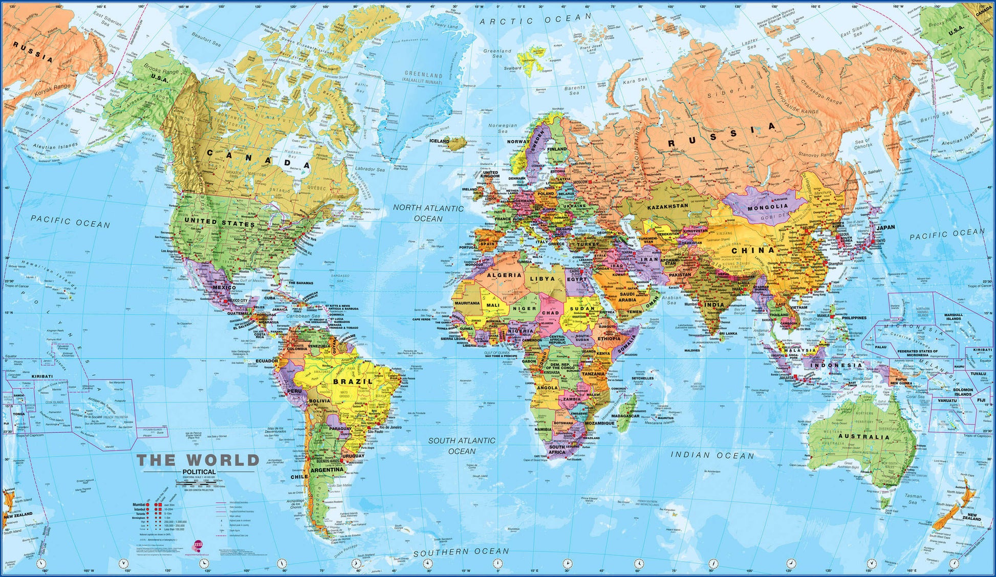 WM00001_M_LAMIN - World Political Map